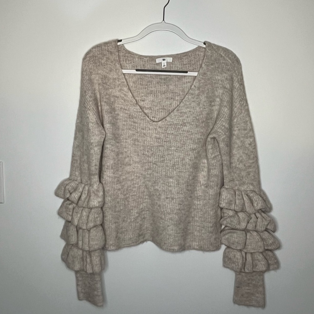 Statement Sleeve Cozy Sweater